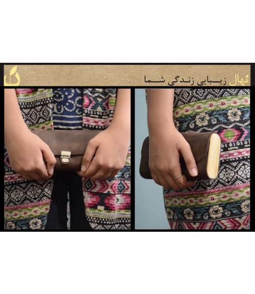 کیف پول چرمه