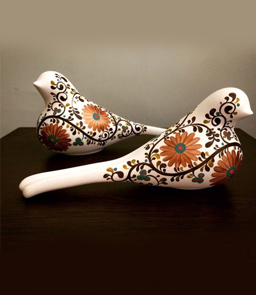 پرنده سرامیکی سنتی 