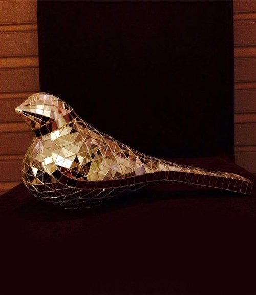 پرنده آینه کاری 